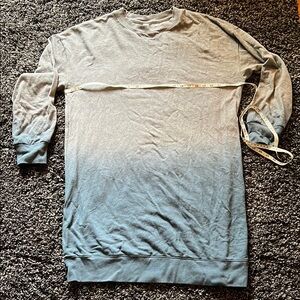 Old Navy Gray Ombre Sweatshirt dress tunic